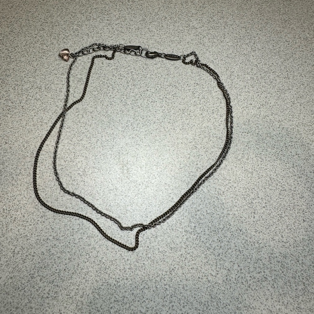 Sabika two tone Chain Necklace